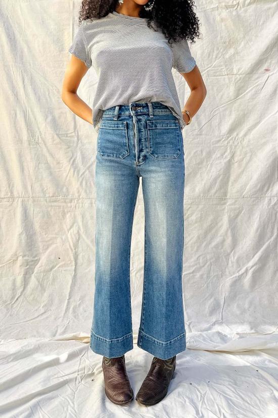  롤라스 데님 팬츠 세일러 진 다코타 빈티지 - ROLLAS