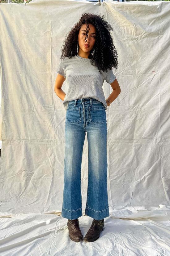  롤라스 데님 팬츠 세일러 진 다코타 빈티지 - ROLLAS