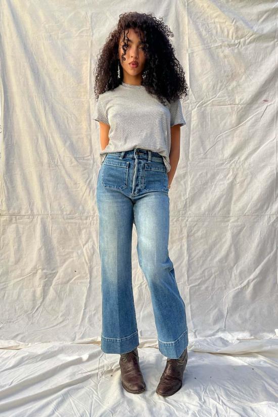  롤라스 데님 팬츠 세일러 진 다코타 빈티지