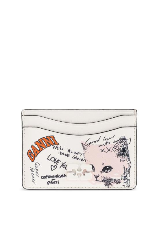 25FW 가니 명함지갑 A7031135 EGRET DOM