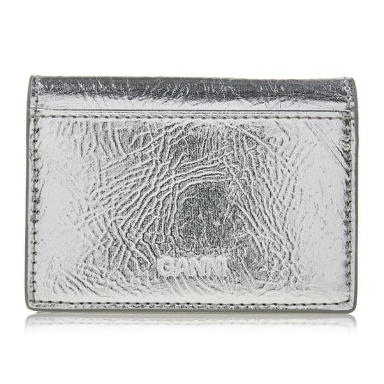  가니 명함지갑 A6393018 SILVER DOM - GANNI