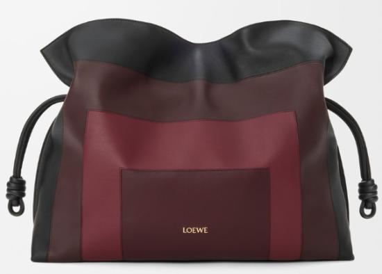 25FW 로에베 클러치/파우치 A411X12X40 1101 BLACKBURGUNDY