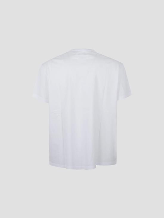 25FW 마르지엘라 디스토티드 로고 티셔츠 S30GC0701S22816 994 WHITE BLACK - MAISON MARGIELA