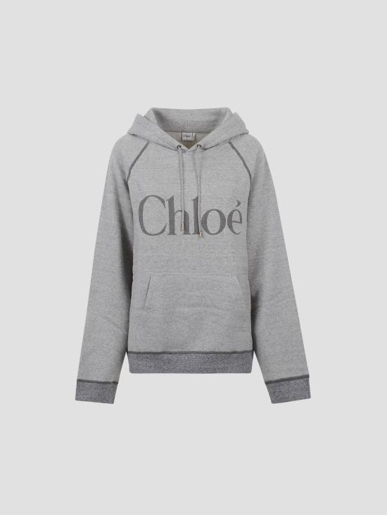 25FW 끌로에 후드 티셔츠 CH25AJH10179 060 VAPOR GREY