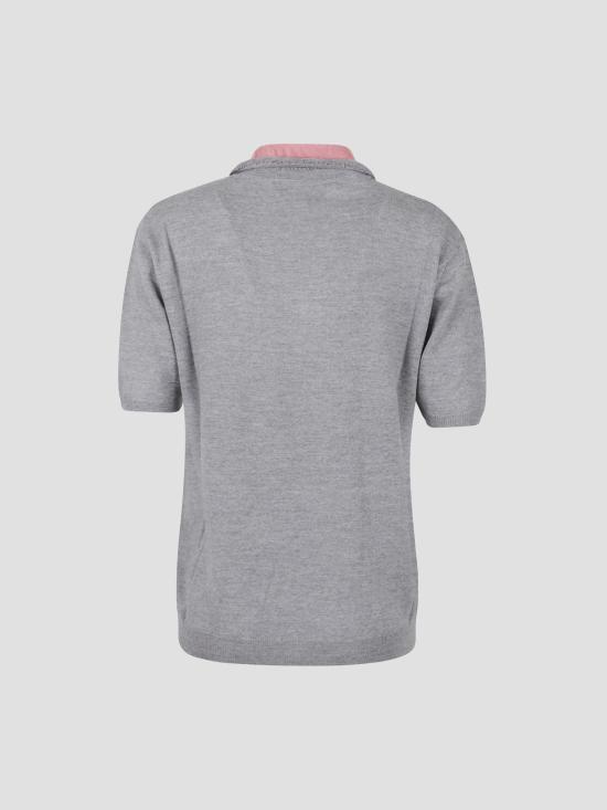 25FW 마르니 반팔 티셔츠 POMD0054EQUFW619 00N38 INOX - MARNI