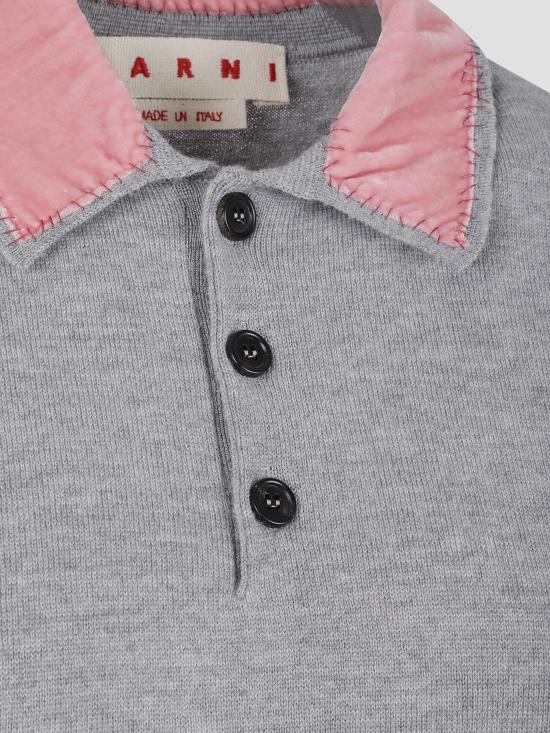 25FW 마르니 반팔 티셔츠 POMD0054EQUFW619 00N38 INOX - MARNI