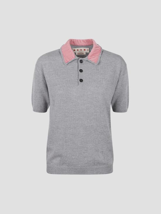 25FW 마르니 반팔 티셔츠 POMD0054EQUFW619 00N38 INOX