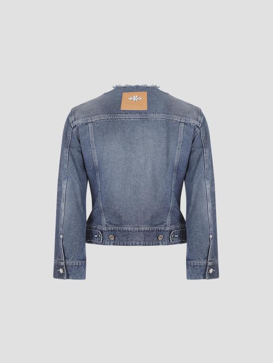 25FW 시몬로샤 자켓 6135TB1231D DIST BL PRL DISTRESSED BLUE PEARL - SIMONE ROCHA