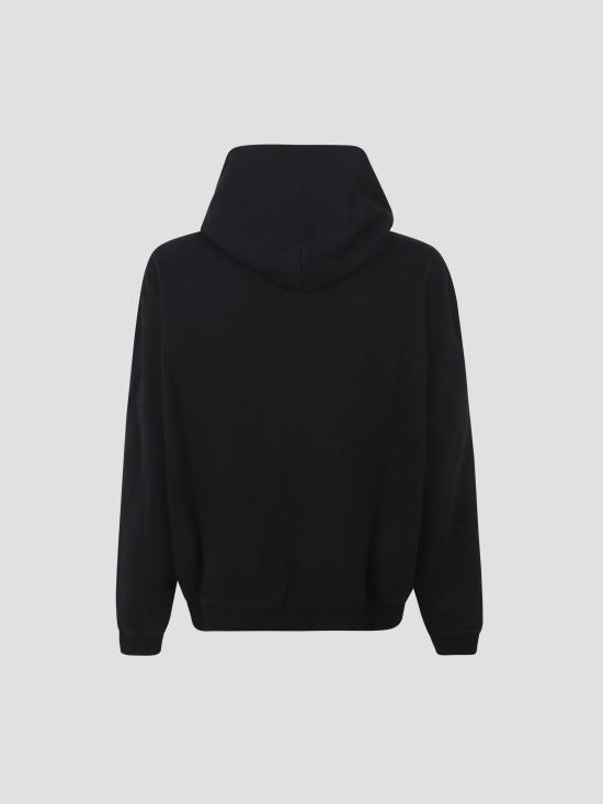 25FW 마르지엘라 업사이드 다운 자수 로고 후드 S50GU0167S25503 962 BLACK WHITE - MAISON MARGIELA