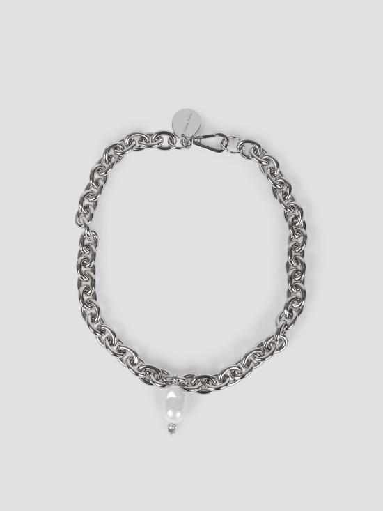 25FW 시몬로샤 주얼리 NKS980913 PEARL CRYSTAL