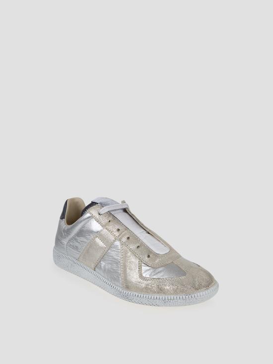 25FW 마르지엘라 뮬/슬리퍼 S97WS0083P7451 HB123 SILVER WHITE NATURAL - MAISON MARGIELA
