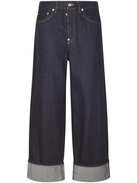 25FW 겐조 스트레이트 팬츠 FF65DP4216Q1 DM RINSE BLUE DENIM