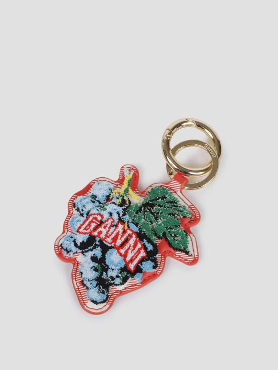 25FW 가니 키링 A6810 847 RED ALERT