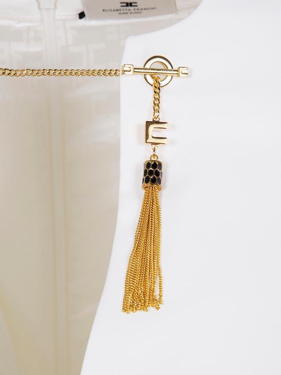 25FW 엘리자베타프랜치 원피스 AB80557E2 360 IVORY - ELISABETTA FRANCHI