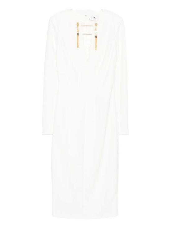 25FW 엘리자베타프랜치 원피스 AB80557E2 360 IVORY - ELISABETTA FRANCHI