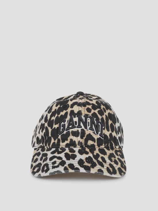 25FW 가니 볼캡 A6898 943 LEOPARD