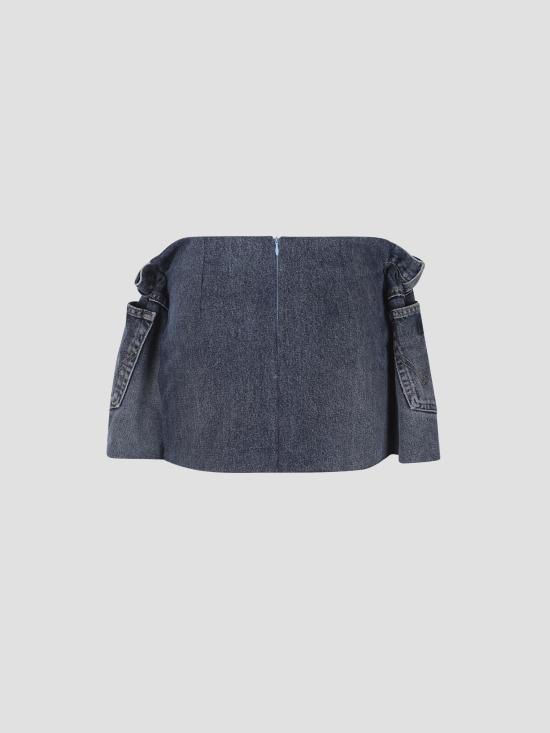 25FW ALL-IN 데님 스커트 S06FW5 BLUE - OTHER BRANDS