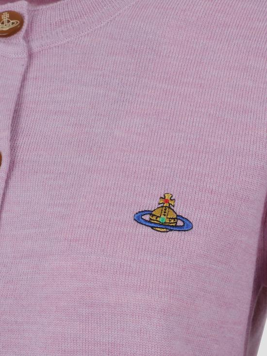 25FW 비비안웨스트우드 BEA 베아 니트 가디건 1803002PY0006 G402 PINK MELANGE - VIVIENNE WESTWOOD