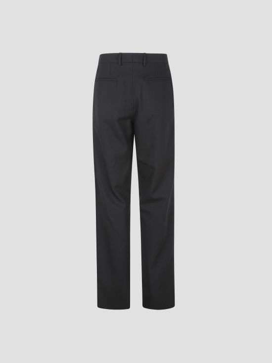 25FW 리에르 스트레이트 팬츠 TRS27WVR BLACK BLACK RUSTIC - RIER
