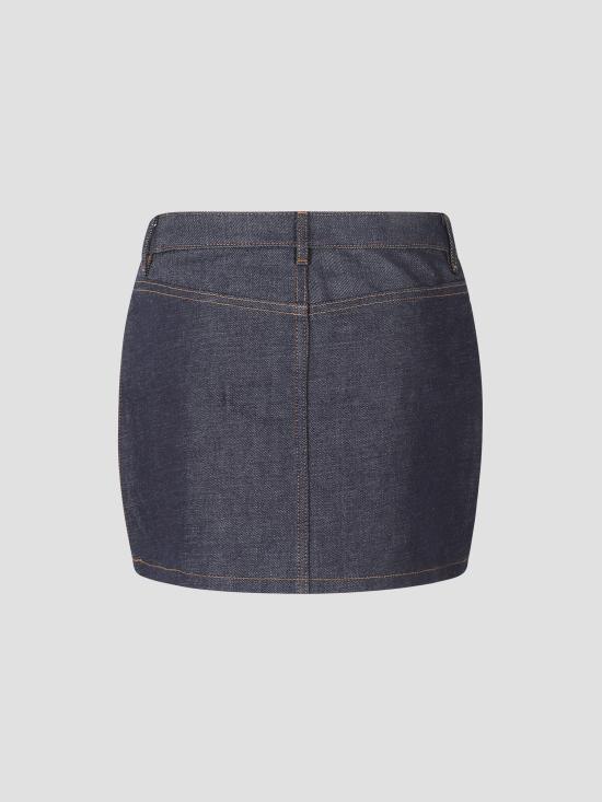 25FW 아페쎄 스커트 CODBSF06093 IAI INDIGO - A.P.C.