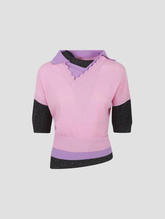 25FW ALL-IN 후드 티셔츠 K03FW5 PK PU BK PINK PURPLE BLACK