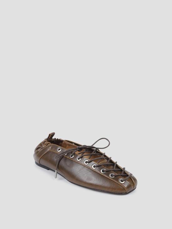 25FW 가니 뮬/슬리퍼 S3093 826 DARK OLIVE - GANNI