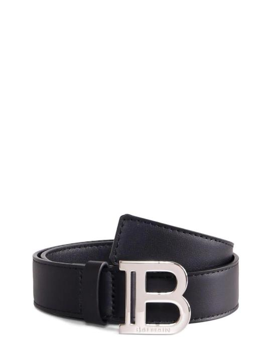 25FW [키즈] 발망 벨트 BX0P21Z1371 930AG BLACK SILVER