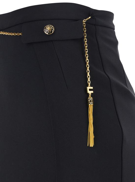 25FW 엘리자베타프랜치 스커트 GO14857E2 110 BLACK - ELISABETTA FRANCHI