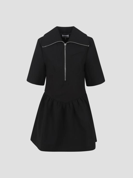 25FW 가니 원피스 W0257 099 BLACK