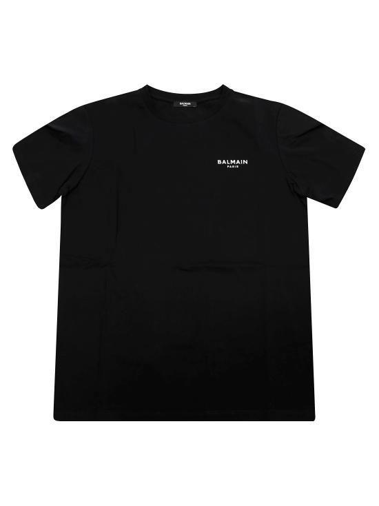 25FW [키즈] 발망 티셔츠 BX8A31Z3186 100OR WHITE GOLD