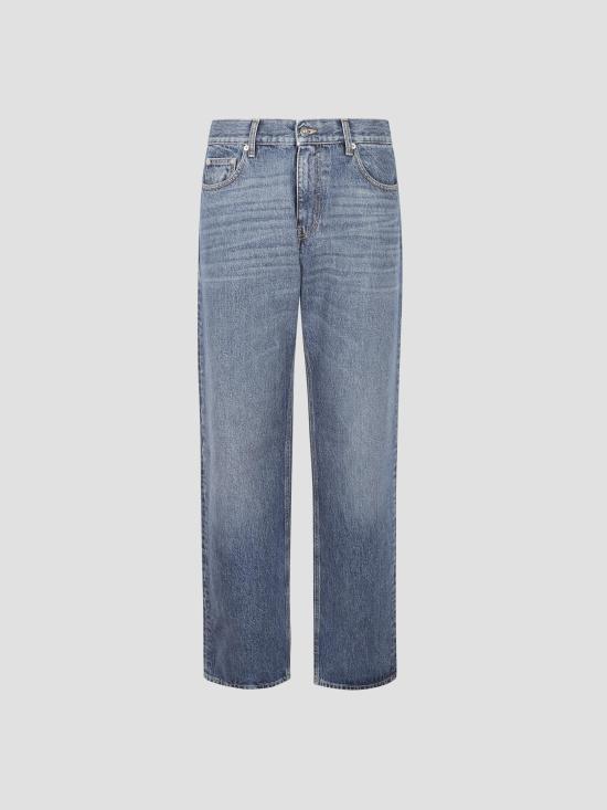 25FW 베르너 퀼 스트레이트 팬츠 223T18 058 INDIGO BLEACH