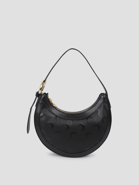 25FW 마린세르 숄더백 WBA002ARWOV0040 BK99 BLACK