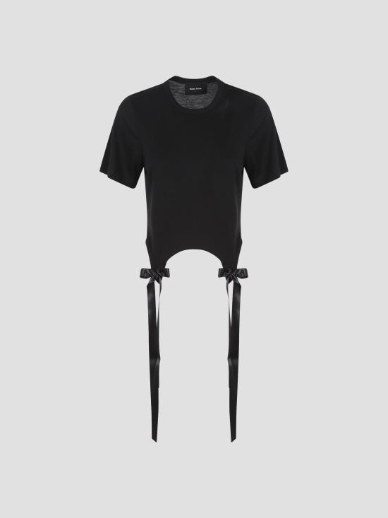 25FW 시몬로샤 반팔 티셔츠 52230571 BLACK