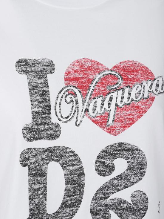 25FW 디스퀘어드2 반팔 티셔츠 S71GD1599D20020 100 WHITE - DSQUARED2