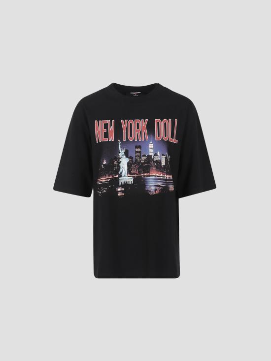 25FW 디스퀘어드2 반팔 티셔츠 S71GD1598D20020 900 BLACK