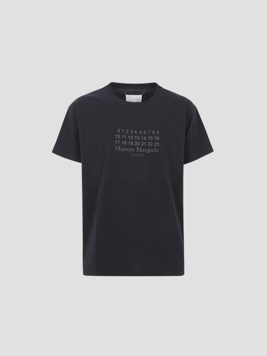 25FW 마르지엘라 반팔 티셔츠 S29GC0307S24575 973 WASHED BLACK