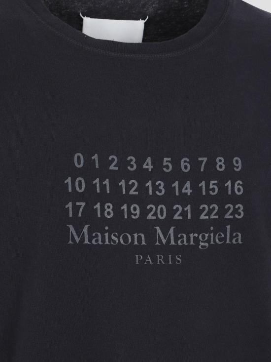 25FW 마르지엘라 반팔 티셔츠 S29GC0307S24575 973 WASHED BLACK - MAISON MARGIELA