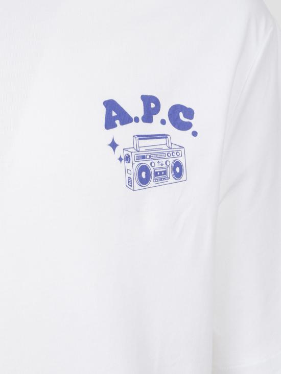 25FW 아페쎄 반팔 티셔츠 COHGSM26530 AAB BLANC - A.P.C.