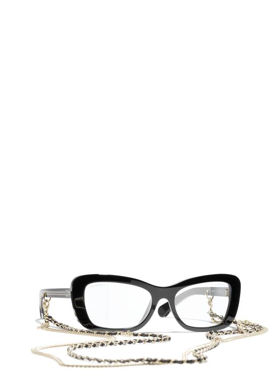 26FW 샤넬 선글라스 CH5553 C622SB BLACK - CHANEL