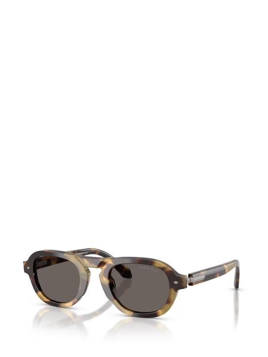 26FW 조르지오 아르마니 선글라스 AR8244 6301B1 BROWN YELLOW HAVANA - GIORGIO ARMANI