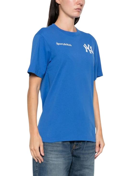 25FW 스포티앤리치 반팔 티셔츠 TO043623633BL120 TEAM BLUE - SPORTY & RICH