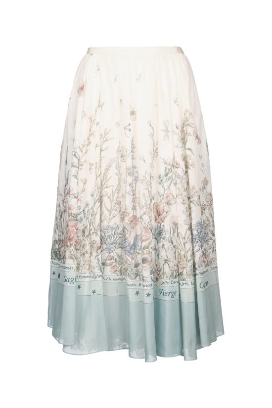 25FW 디올 롱 스커트 551J21A3B35 0864 FANTAISIE