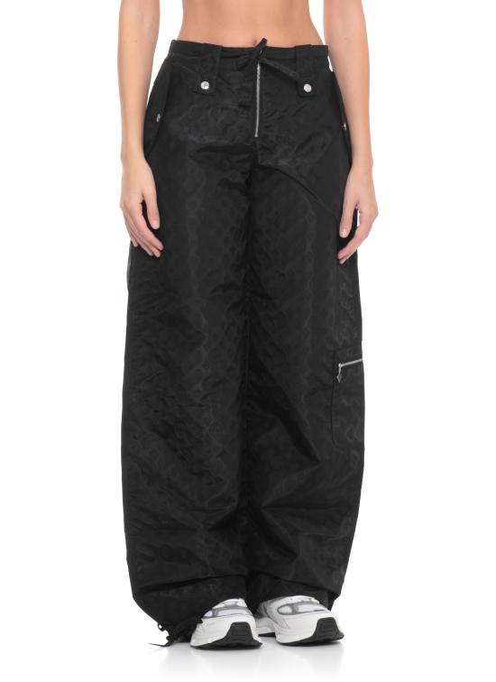 25FW 카사블랑카 스트레이트 팬츠 WAW25TR36601 BLACK Black - CASABLANCA