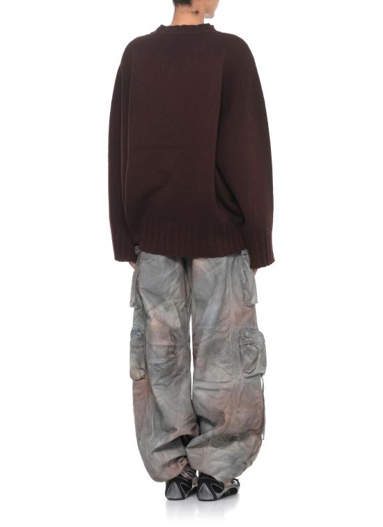 25FW 디 아티코 스웨터 251WCK00126 KWS008SP064 Brown - THE ATTICO