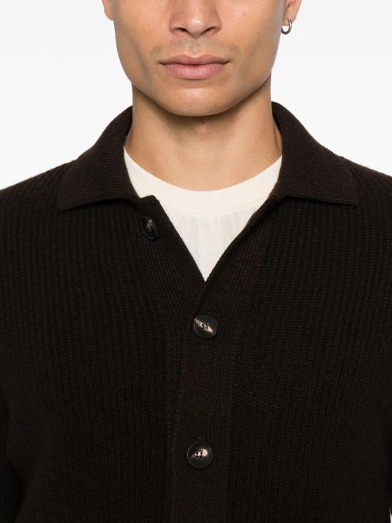 25FW 필리포 드 로렌티스 가디건 CA3MLT WC7P 289 COFFEE - FILIPPO DE LAURENTIIS