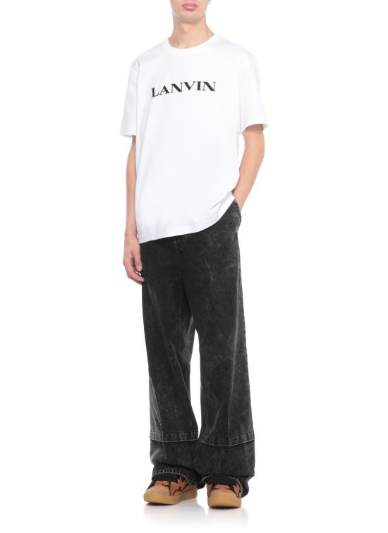 25FW 랑방 반팔 티셔츠 RMTS0012 J300H2501 White - LANVIN