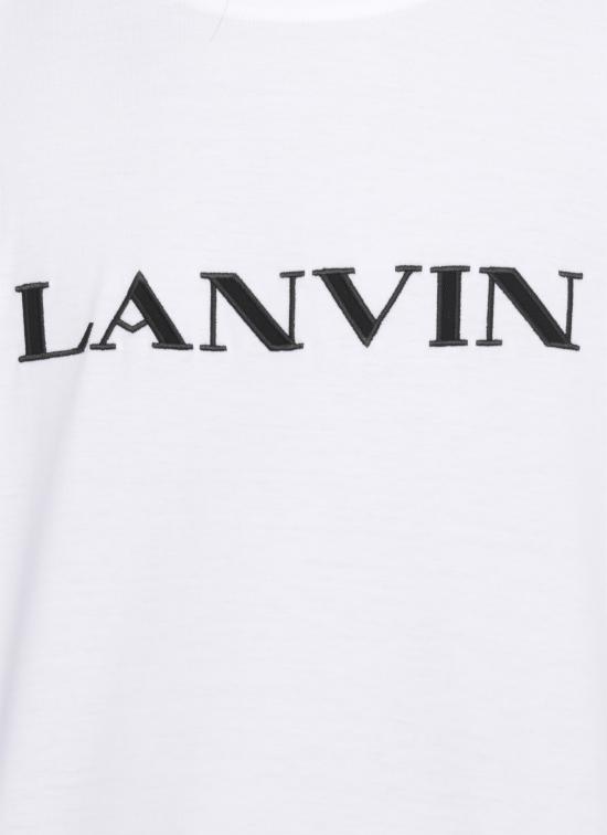 25FW 랑방 반팔 티셔츠 RMTS0012 J300H2501 White - LANVIN
