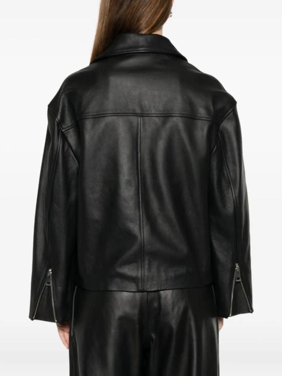 25FW 리비아나 콘티 봄버 자켓 F5WX35 Y69 0 NERO - LIVIANA CONTI