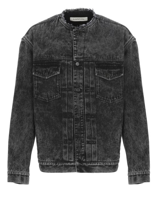 25FW 랑방 데님 자켓 RMJA0317 D092H2510 Black