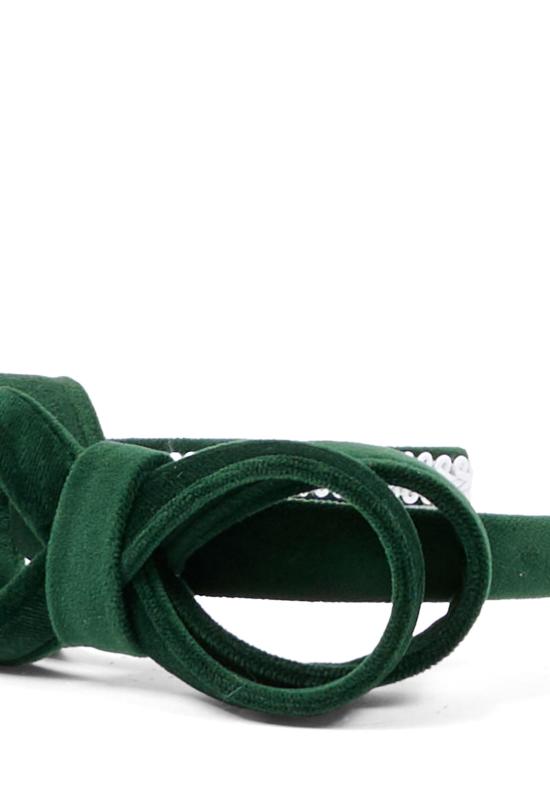 25FW [키즈] Nennè studio 헤어 액세서리 DOPPIO NODO VERDE VELLUTO GREEN - OTHER BRANDS